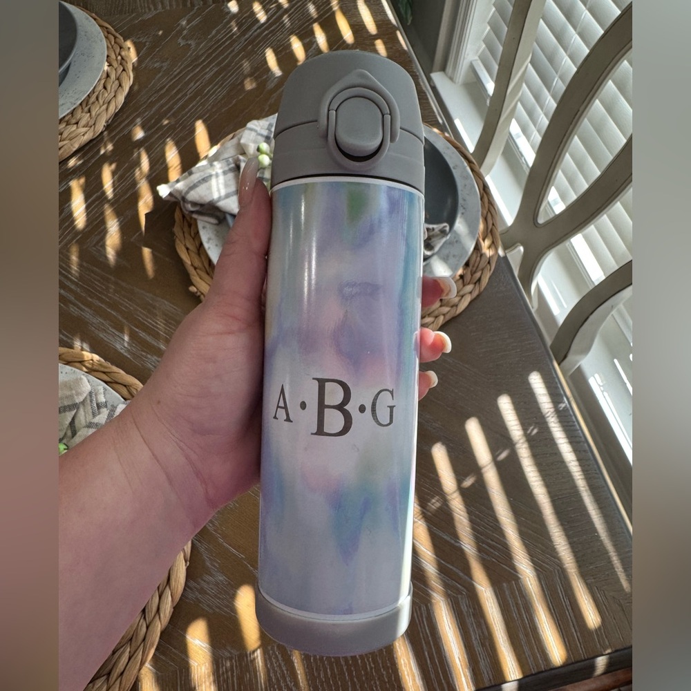 Pottery Barn Teen Waterbottle Name ABG Intials